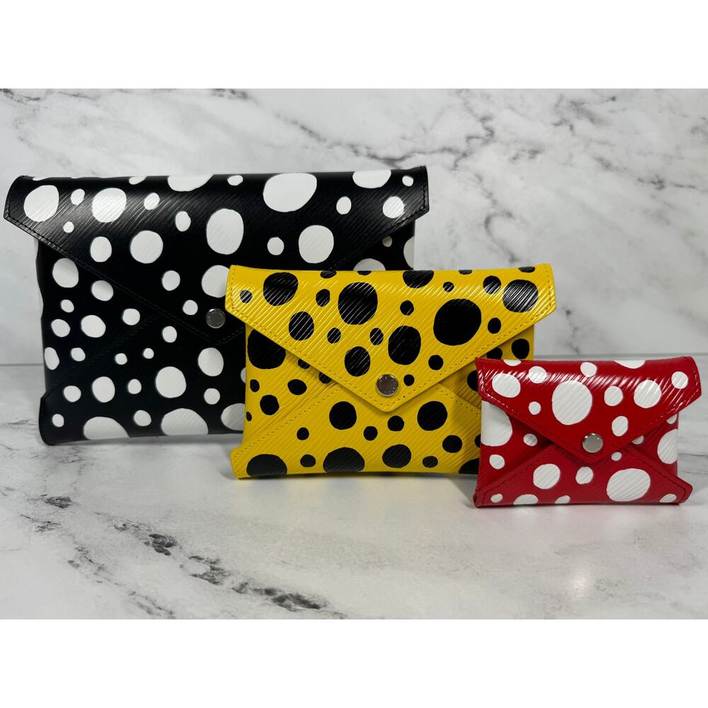 Louis Vuitton x Yayoi Kusama 2023 Infinity Dots Leather Kirigami Pochette Set - Picture 3 of 11